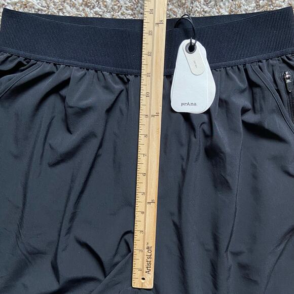 Prana Railay High Rise Pant Women's S Black Relaxed Straight Leg Pull On UPF 50+ - Picture 10 of 13